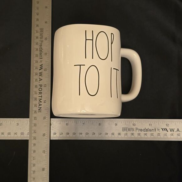 RAE DUNN "HOP TO IT" Ceramic Mug - Picture 4 of 5